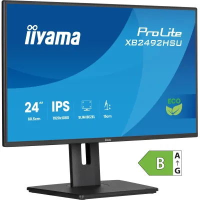 Monitor Iiyama ProLite XB2492HSU-B1 24" QHD 1920x1080 120Hz IPS Negro