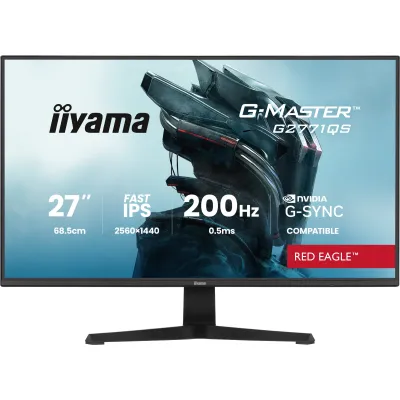 Monitor Iiyama 27" 2560 x 1440 QHD 200 Hz IPS HDR Negro