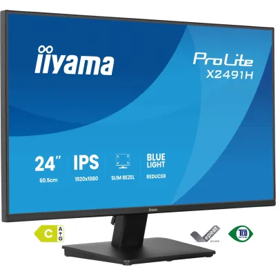 Monitor Iiyama ProLite X2491H-B1 24" Full HD 1920x1080 120Hz IPS Negro
