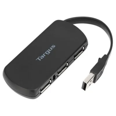 Hub USB Targus 4 puertos USB 2.0 Negro