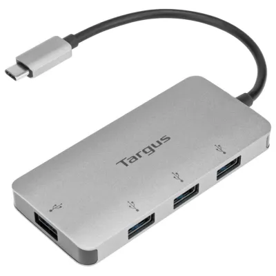 Hub USB Targus ACH226EU USB-C 4 puertos USB 3.2 Plata