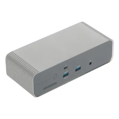 Docking station Targus Thunderbolt 5 10 en 1 3 pantallas 8K 140W Plata