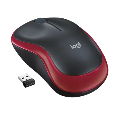 Ratón Logitech M185 Inalámbrico Rojo