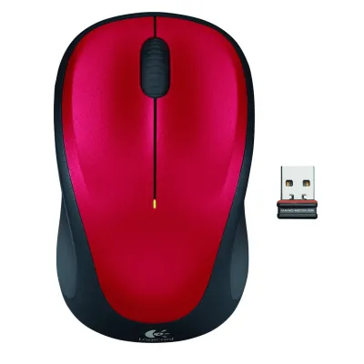 Ratón Logitech M235 Inalámbrico Rojo