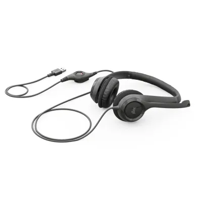 Auriculares Logitech H390 Diadema USB-A Negro