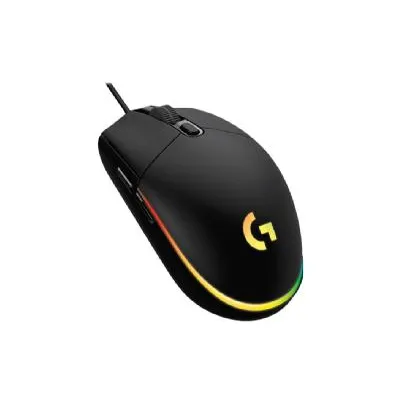 Ratón Logitech G102 Lightsync Con cable Negro