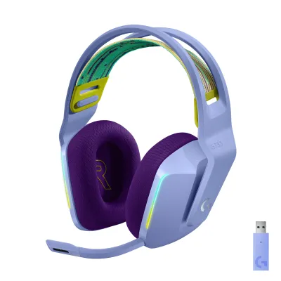 Auriculares Logitech G G7 Diadema Lila