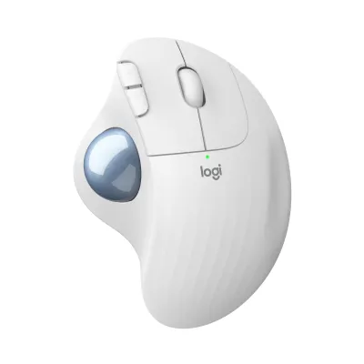 Ratón Logitech Ergo M575 Inalámbrico Bluetooth Blanco