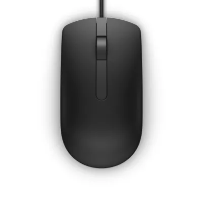 Ratón Dell MS116 Con cable Negro (1.000 DPI)
