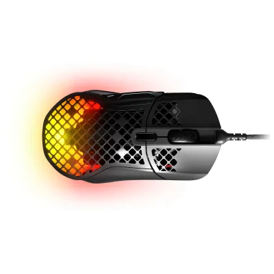 Ratón SteelSeries Aerox 5 Con cable Negro