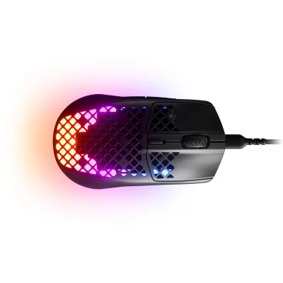 Ratón SteelSeries Aerox 3 Con cable Inalámbrico Negro