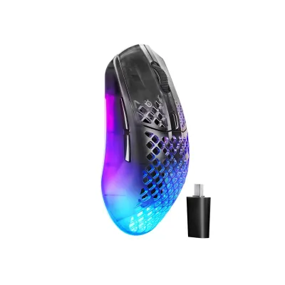 Ratón SteelSeries Aerox 3 Gen 2 Inalámbrico Bluetooth Negro