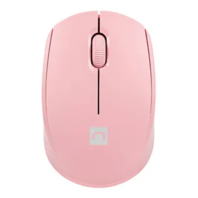Ratón Natec STORK Con cable Inalámbrico Bluetooth Rosa