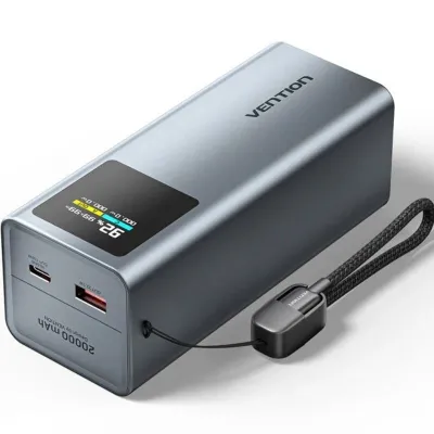 Batería externa Vention FKC USB-C USB-A Gris 100W