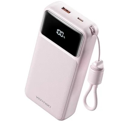 Batería externa Vention XGY40 USB-C USB-A Rosa