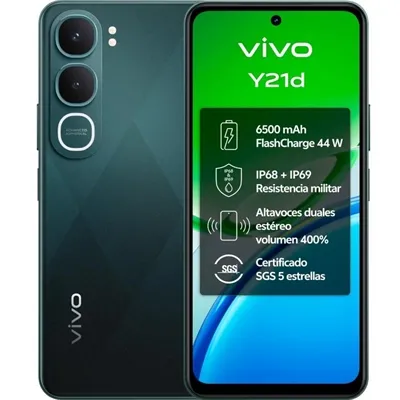 Móvil Vivo Y21d 5G 256GB 6GB Verde