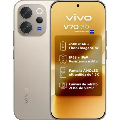 Móvil Vivo V70 5G 512GB 8GB Marrón