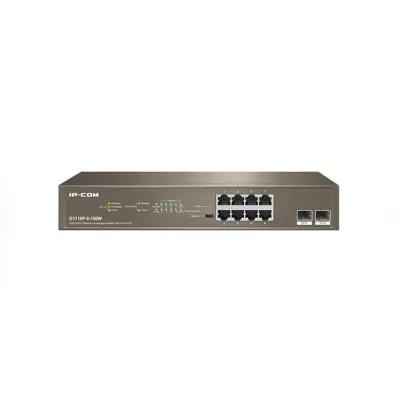 Switch ip-com g1110p-8-150w 10 puertos Reacondicionado Como nuevo