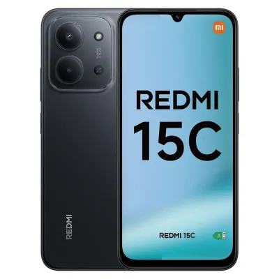 Móvil Xiaomi Redmi 15C 6.9" MediaTek Helio G81-Ultra 4GB 128GB Negro