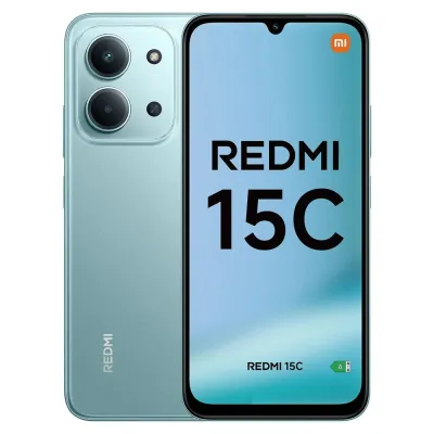 Móvil Xiaomi Redmi 15C 6.9" MediaTek Helio G81-Ultra 4GB 128GB Verde menta