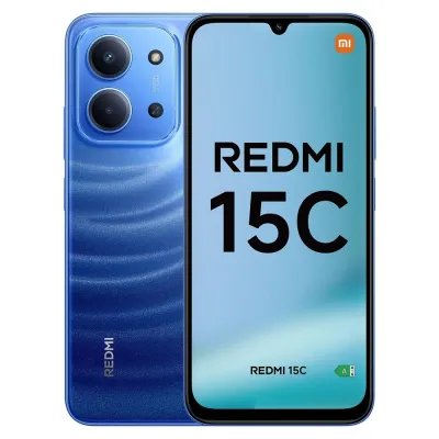 Móvil Xiaomi Redmi 15C 6.9" MediaTek Helio G81-Ultra 4GB 256GB Azul Luz de Luna