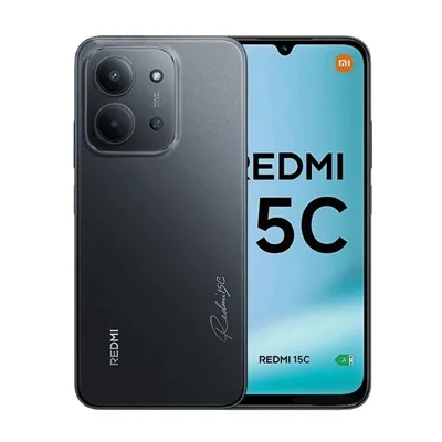 Móvil Xiaomi Redmi 15C 6,9" MediaTek Helio G81-Ultra 4GB 256GB Negro