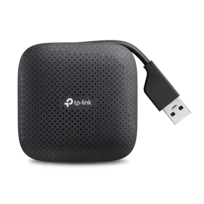 Hub USB TP-Link UH400 4 puertos USB 3.2 Gen 1 Type-A Negro