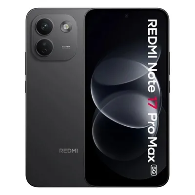 Móvil Xiaomi Redmi Note 17 Pro Max 5G 6.83" Snapdragon 6 Gen 5 8GB 256GB Negro