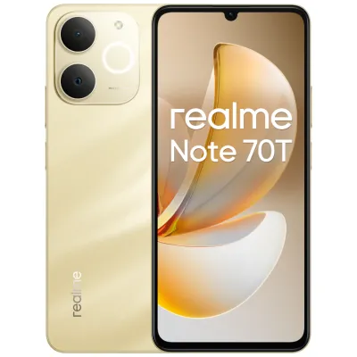 Móvil realme Note 70T 6.74" Unisoc T7250 4GB 128GB Oro