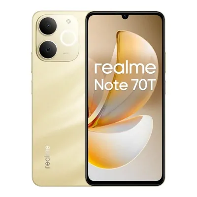 Móvil Realme Note 70T 128GB 4GB Dorado