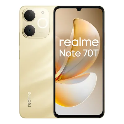 Móvil Realme Note 70T 128GB 4GB Dorado