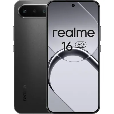 Móvil Realme 16 5G 6.57" MediaTek Dimensity 6400 Turbo 8GB 256GB Negro