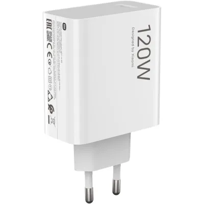 Cargador de pared Xiaomi 120W HyperCharge Combo (Type-A) USB-A Blanco