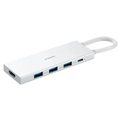 Hub USB Xiaomi XMDS05YM USB 3.2 Gen 1 5 puertos HDMI Blanco