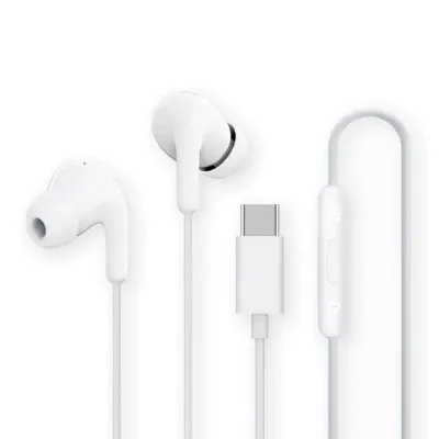 Auriculares Xiaomi Type-C Earphones Intraurales con cable USB-C Blanco