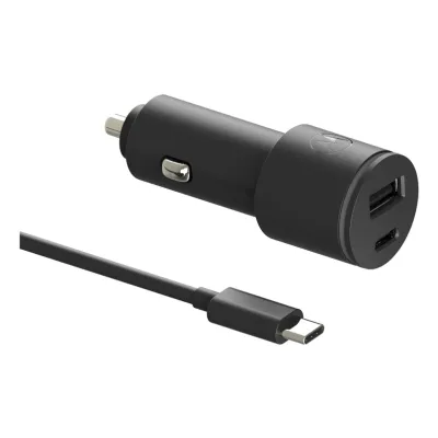 Cargador de coche Motorola TurboPower Carga Rapida Duo Car 45 45W