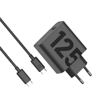 Cargador de pared Motorola Turbopower 125W USB-C Negro
