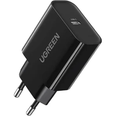 Cargador de coche Ugreen 10191 USB-C Negro 20W