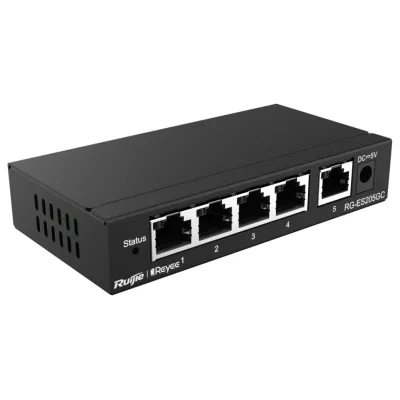Switch Ruijie Networks RG-ES205GC 5 puertos Gigabit gestionado L2