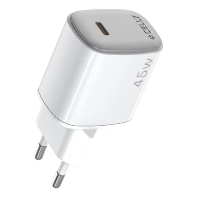 Cargador de pared Celly UPTC1USBC45WWH USB-C