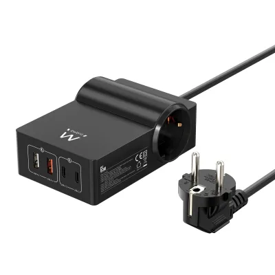 Estación de carga Ewent EW3992 USB-C USB-A Negro 3840W