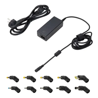 Cargador para portátil Ewent EW3968 Clavija de portátil Negro 65W