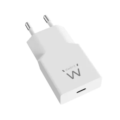 Cargador de pared Ewent EW1310 USB-C Blanco 20W