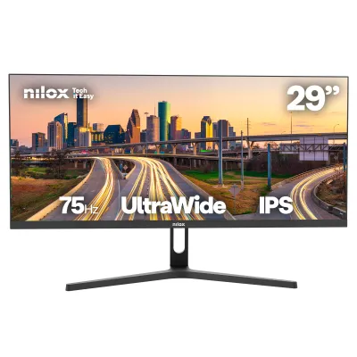 Monitor Nilox NXM29UW01 29" IPS 2560x1080 75Hz HDMI DisplayPort Negro