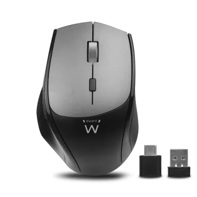 Ratón Ewent EW3245 Inalámbrico Negro