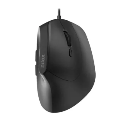 Ratón Nilox MOUSB3013 Con cable Negro