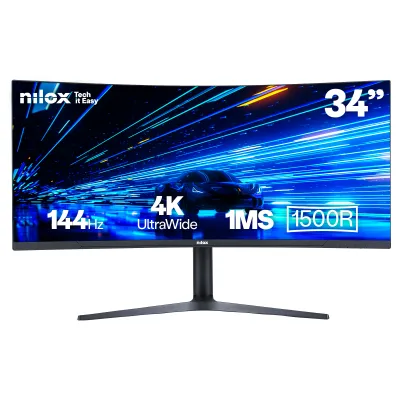 Monitor NILOX NXM344KD11 34" UWQHD 3440x1440 144Hz MVA 1ms
