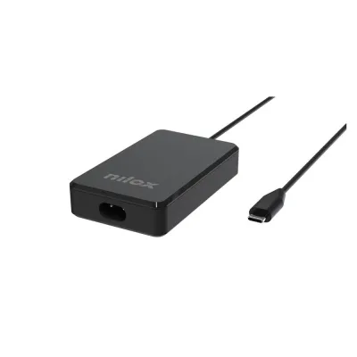 Cargador para portátil Nilox NXPDCGAN90W USB-C Negro