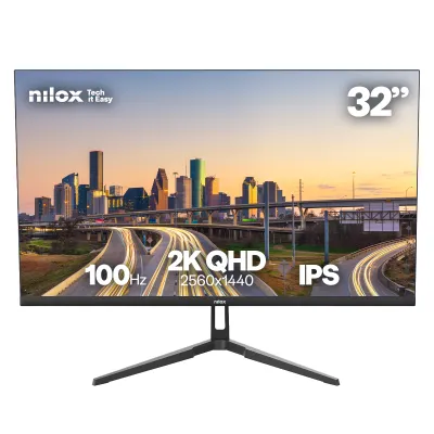 Monitor Nilox NXM322K1001 32" QHD IPS 120Hz HDMI DisplayPort Negro