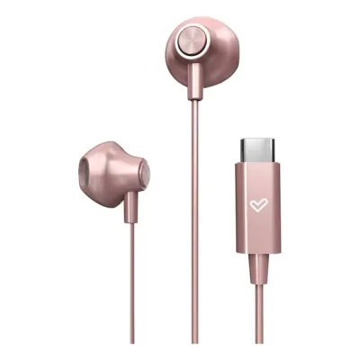 Auriculares Energy Sistem EasyPods Type C Intraurales con cable USB-C Rosa
